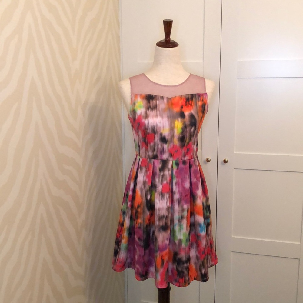 Pippa & Julie Girls Multi Colored Dress